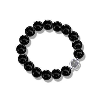 Natural Moonlight Obsidian Bracelet