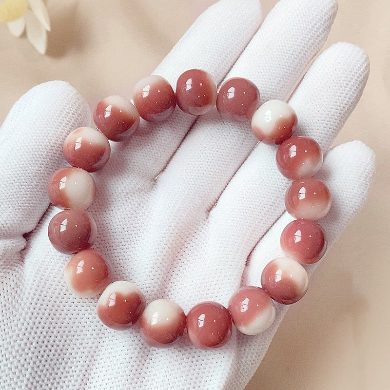 Natural Bodhi Seeds Wrapped Around The Finger Violet Bracelet