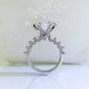 5 Carat Full Moissanite Luxury Silver Ring