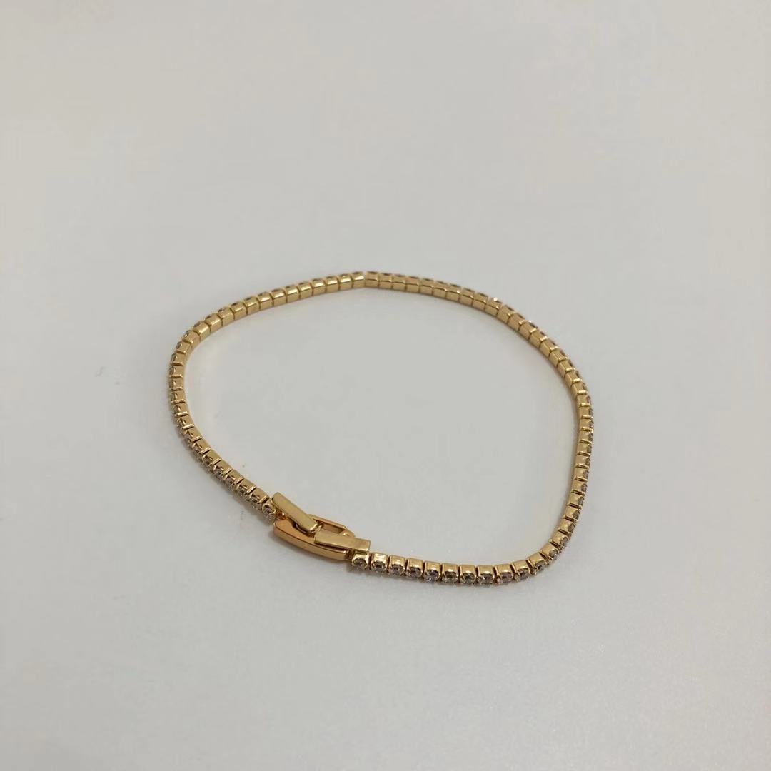 Simple Cubic Zirconia Bracelet