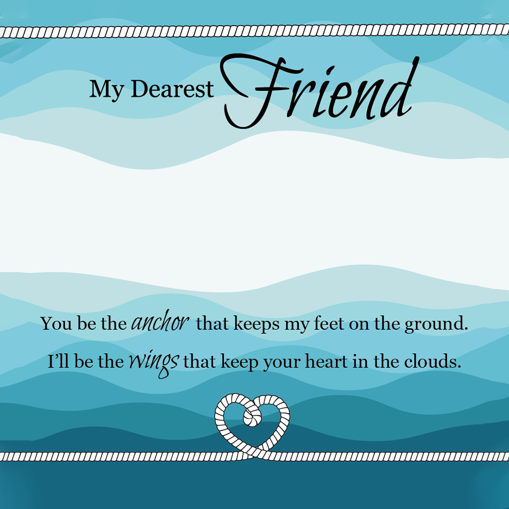 To Friend Message Card