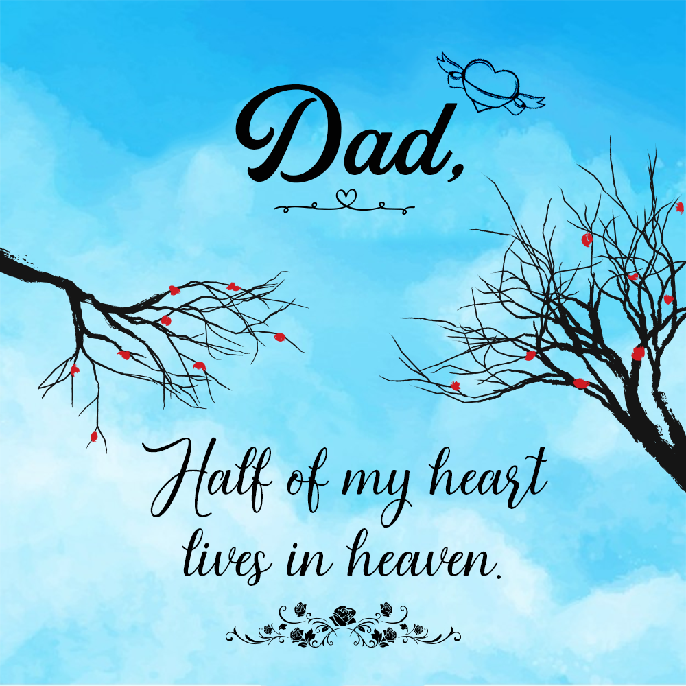 To Father Message Card