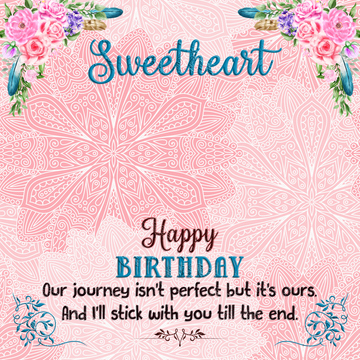 Birthday Message Card