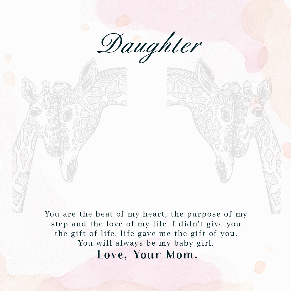 To Daughter Message Card