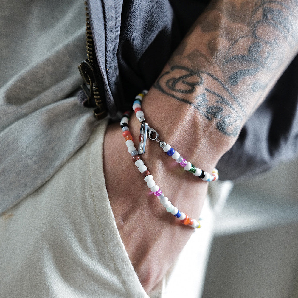 Colorful bead bracelet